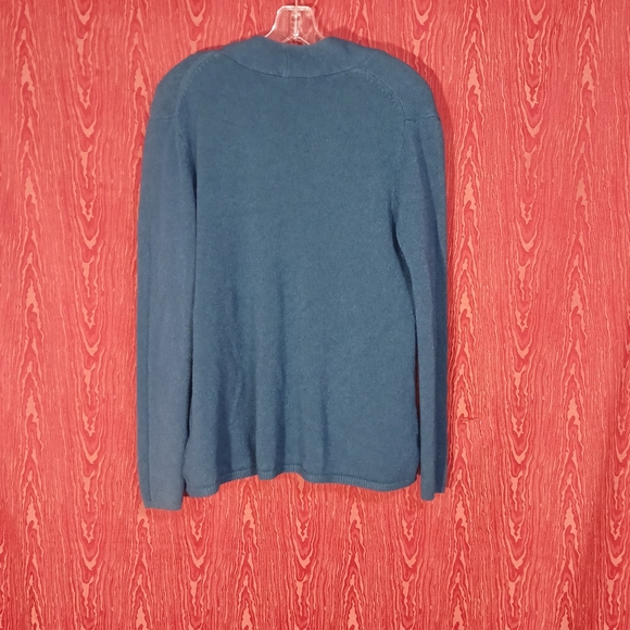 SERENDIPITY CH Open Front/Cardigan Long Sleeve Sweater One Size GREEN - Picture 2 of 7